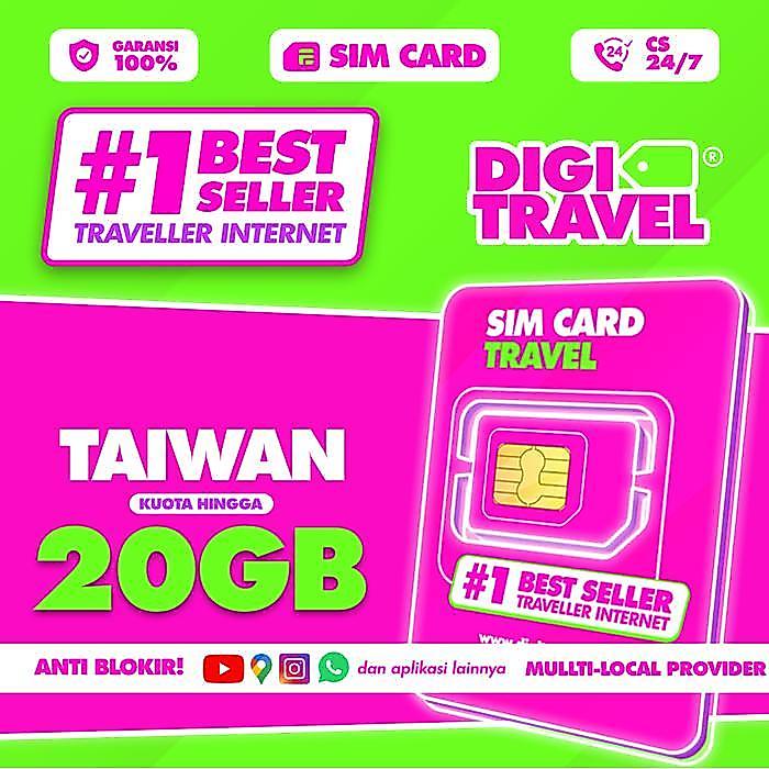 SIM Card Taiwan Taipei Kuota Besar Data Internet | Simcard Taiwan Kuota | SIM Card Simcard Roaming |