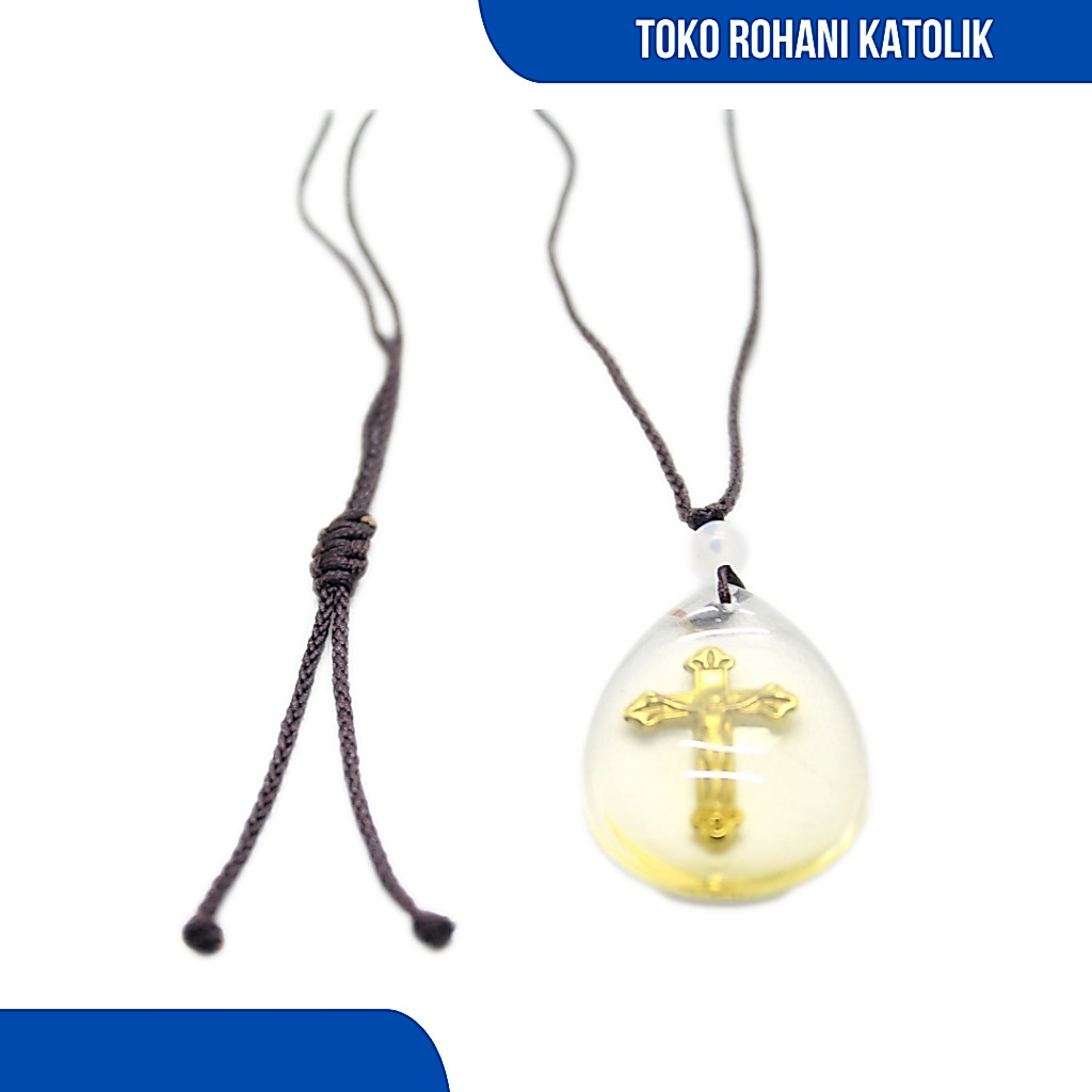 PROMO KALUNG TALI LIONTIN SALIB / KALUNG SALIB / / KALUNG SALIB KRISTEN / KALUNG ROHANI / KALUNG