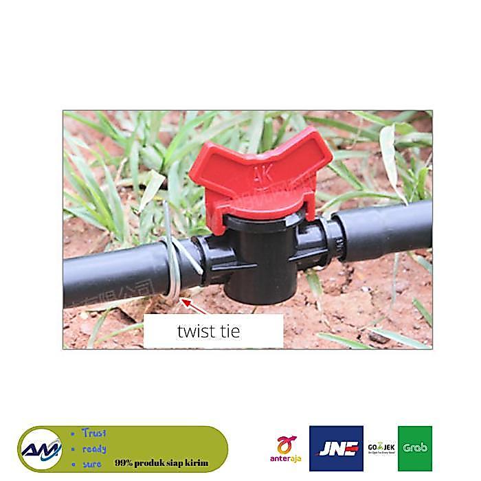 BERGARANSI Valve Selang PE 20 mm - Selang PE 20 mm Fertigasi Irigasi AK6