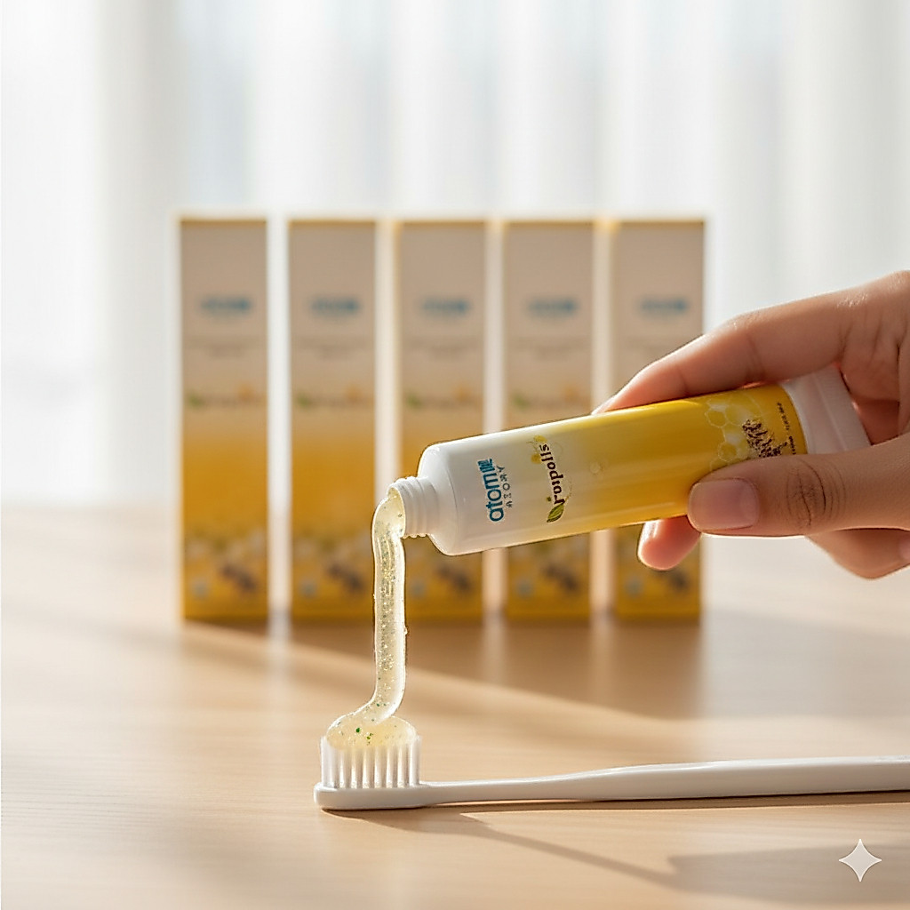 ATOMY Toothpaste Propolis 200gr 1pcs | Pasta gigi Atomy standar tinggi | Odol Atomy terpercaya | Gar