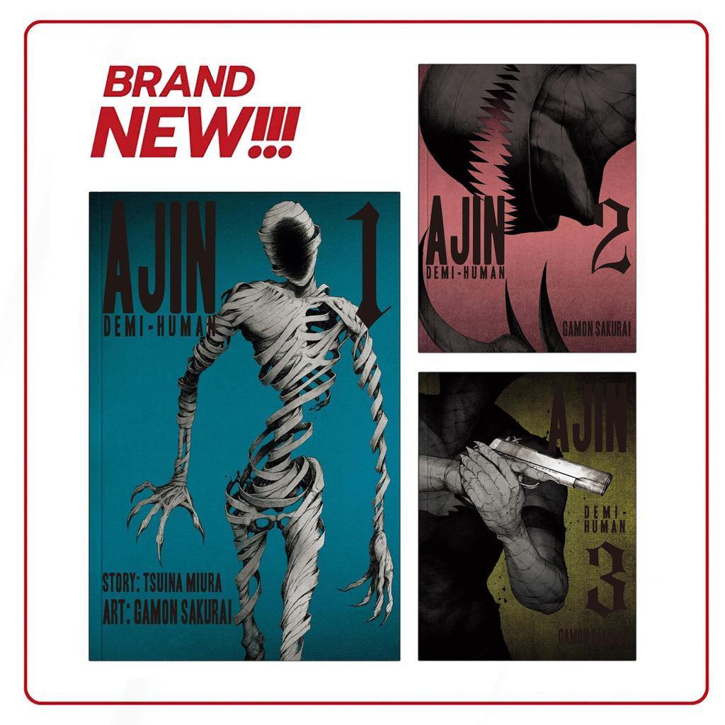 AJIN Demi-Human, Vol. 1-17 ( Komik Manga ) by Miura Tsuina (English/Indonesia)