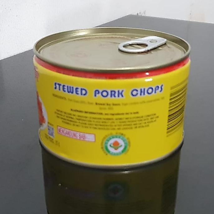 Gulong Iga Babi / Stewed Pork Chops 383 Gr Kaleng / Paikut Murah