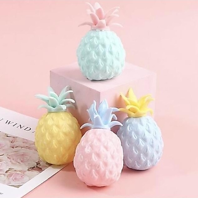 Duffytoys Fun Soft Pineapple Dna Stress Ball Nanas Pop It Squishy Fidget Toys