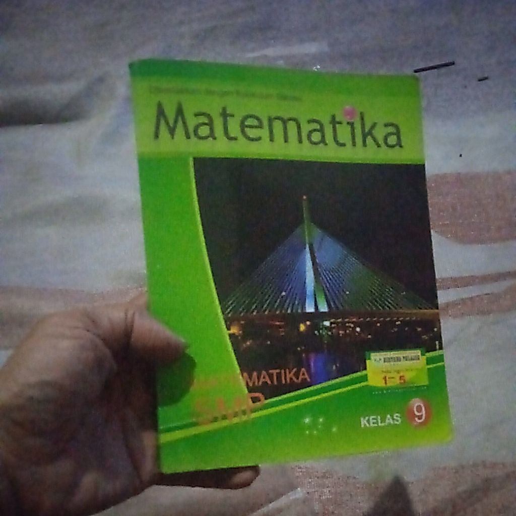 buku Matematika SMP kelas 9, buku original jadul