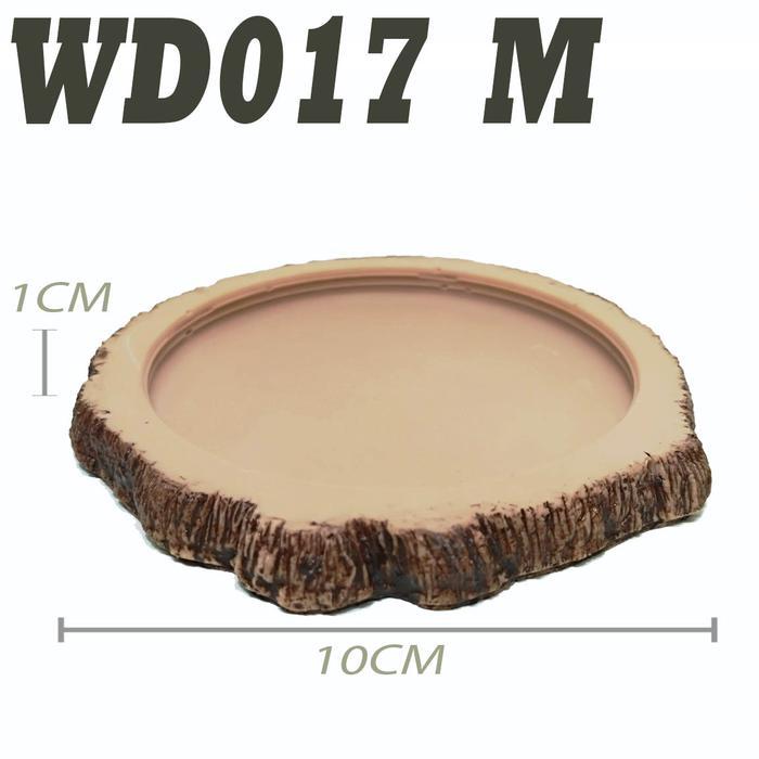 WD017 TEMPAT MAKAN REPTILE FEEDINGDISH FOOD DISH TORTOISE KURA-KURA DARAT SULKATA PARDALIS CHERRY HE