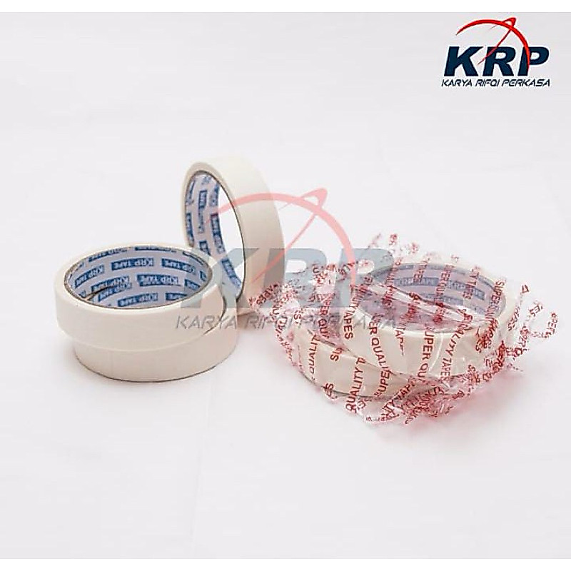 Lakban Kertas 24mm | Paket Lakban Kertas 24mm (12pcs) | Masking Tape 24mm
