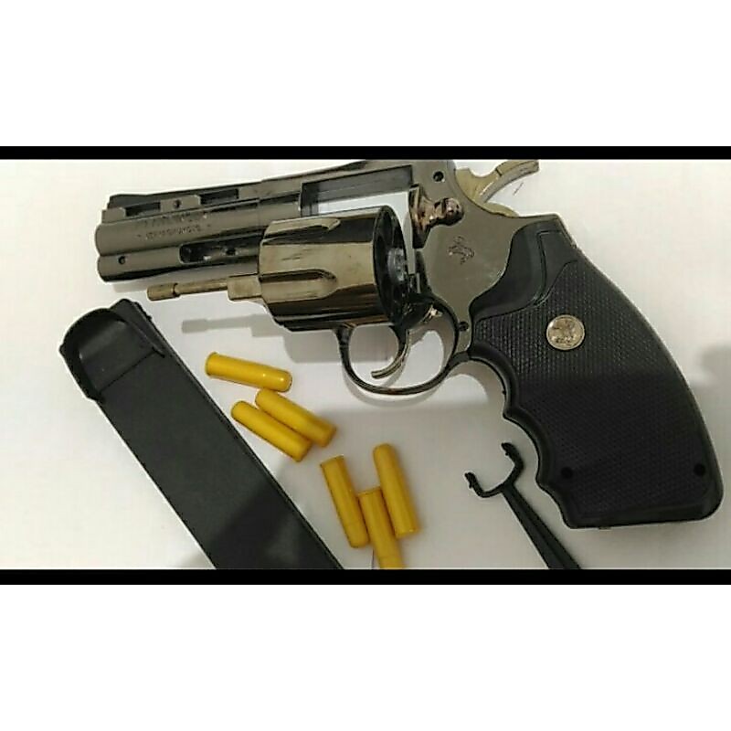 KOREK API MODEL PISTOL COLT PHYTON 357 ADA PELURU SEPERTI ASLI - MURAH