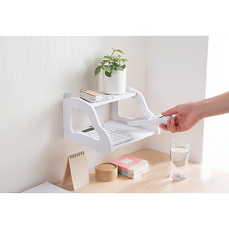 Rak dinding mini router wifi modem desktop storage interior dekorasi indihome
