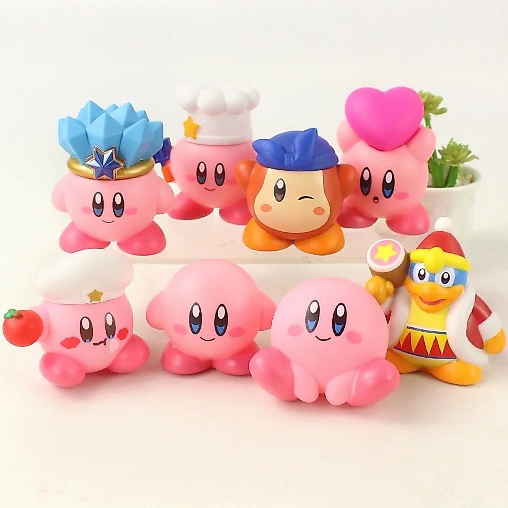 Set Action Kirby Figure Set - Mainan Kirby Set Figure Set Figure Anime