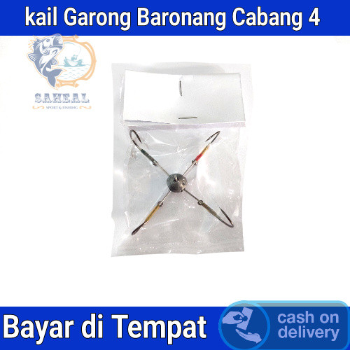 Kail Pancing Garong Cabang 4 dan Cabang 6 Model Kembang