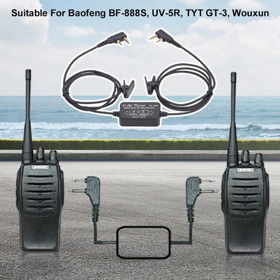 RC-108 Walkie Talkie Repeater Box Two Way Relay Repeater Box Handheld Rao Relay Box for Baofeng BF-8