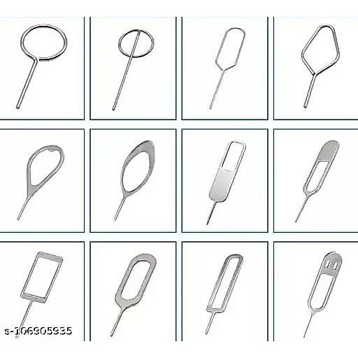 Jarum Tusukan SIM INJECTOR/Pembuka SIM/Card Memory SD Micro PIN TREY/Bahan Metal/Jarum-Buka SIMCARD 