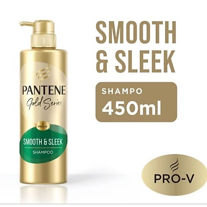 pantene shampoo pro-V gold series smooth & sleek 450ml