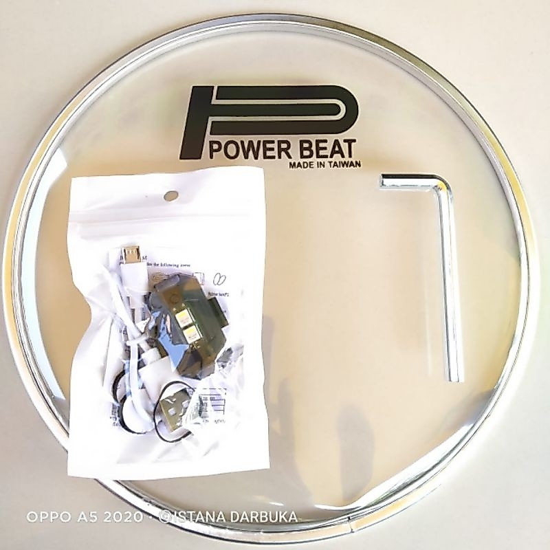 MIKA DARBUKA POWER BEAT FREE LAMPU LED&KUNCI L