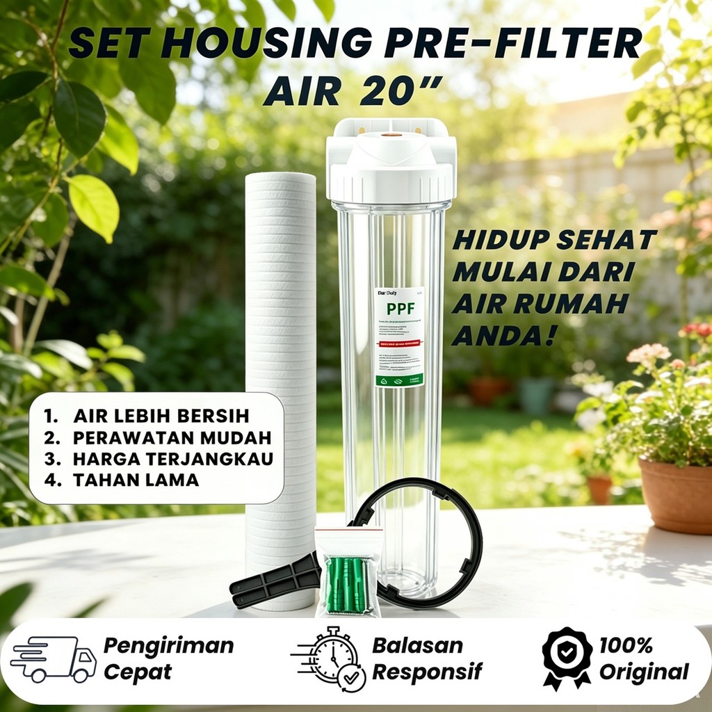 HOUSING FILTER AIR  20" + Filter PPF 5 Micron