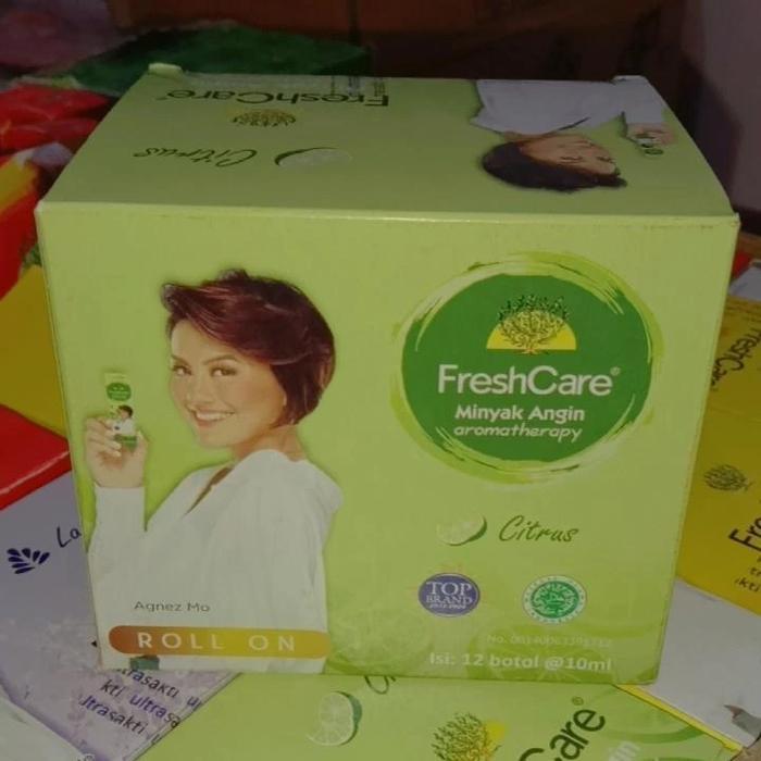 FreshCare 1 BOX | Fresh Care Roll On | Minyak Angin Aromatherapy 10ml 1 BOX - CITRUS 1 BOX TERLARIS