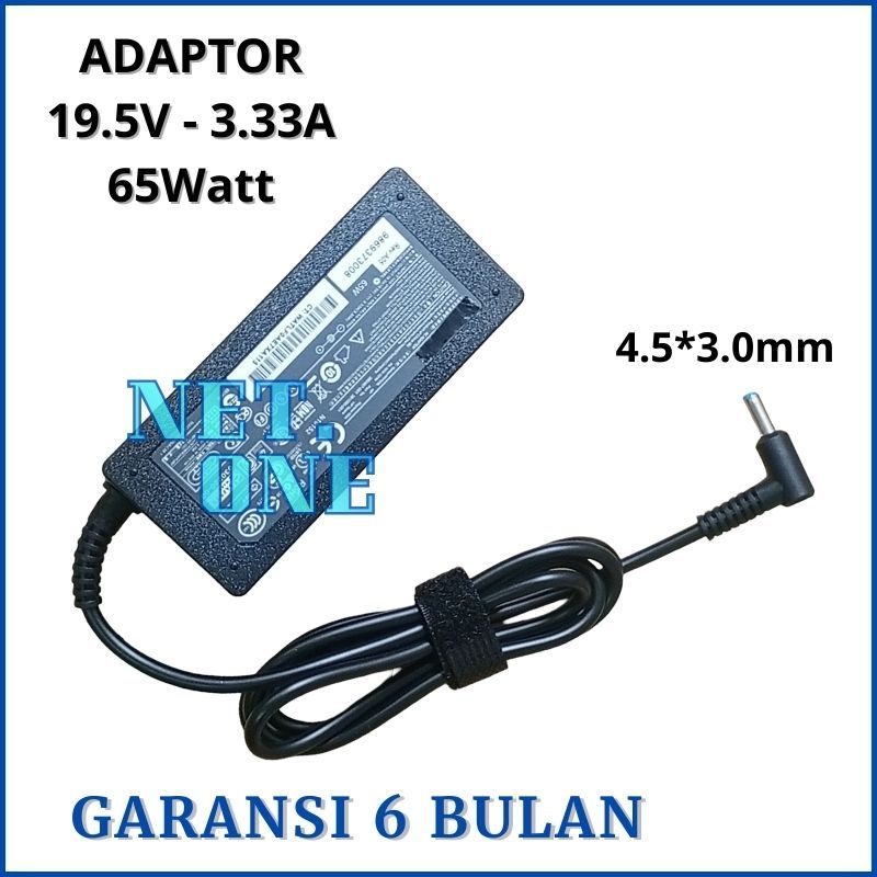 Adaptor Charger Hp Pavilion 14-n011TX 14-n270TX 14-n225TX 65W -NETONE