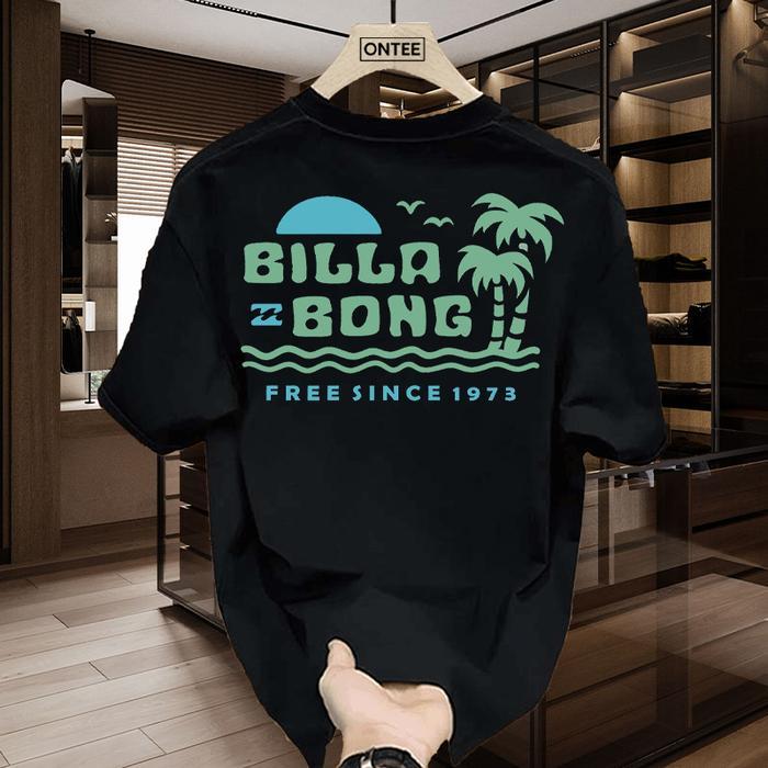 CODKaos Pria Billabong Original Keren / Baju Kaos Lengan Pendek Casual / T-Shirt Logo Billabong Styl