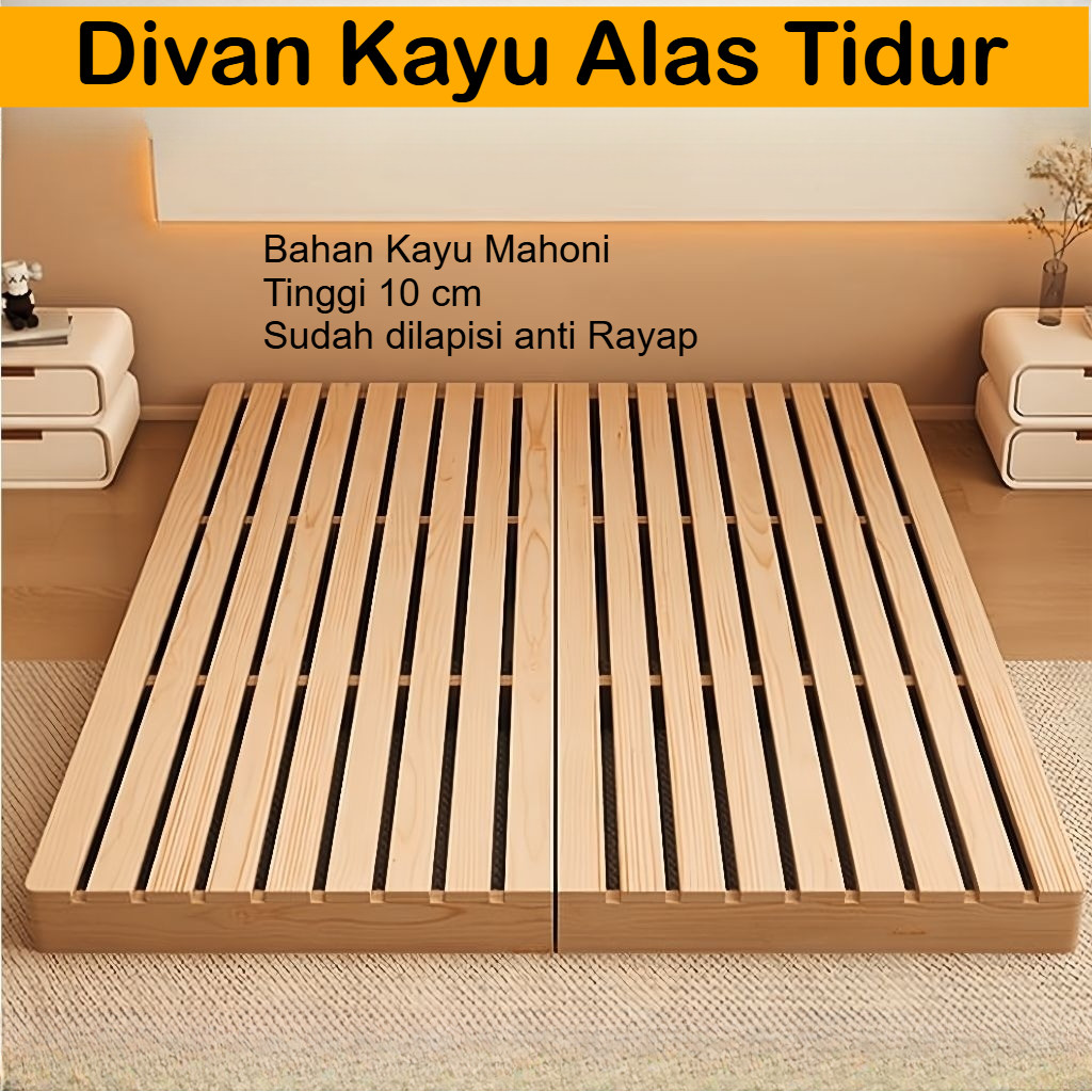 Divan kayu Dipan minimalis alas kasur divan kasur