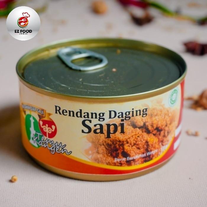 Rendang Daging Sapi Temu Kaleng Makanan Kaleng Ez Food Jogja