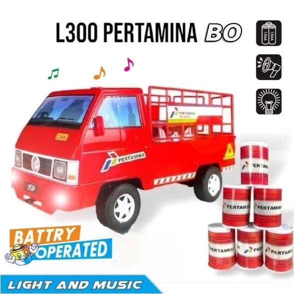 KIOSLAKU - DT13 Mainan Miniatur Mobil Gas LPG / Mainan Anak Mobil Pickup Gas LPG L300 / Mainan Mobil