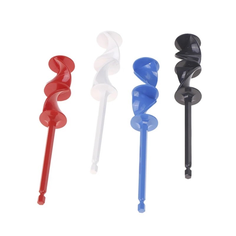 Delova 4pcs Pengaduk Resin Epoxy Mixer Resin Dayung Mixer Warna Mata Bor Serbaguna Untuk Cat Tinta