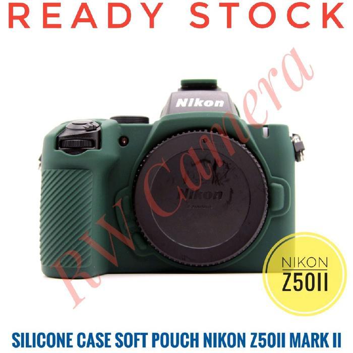 Z50II Silicone Case Nikon Z50 Mark II  Sarung Karet Silikon Bag Tas Protective Armor Soft Case Pouch