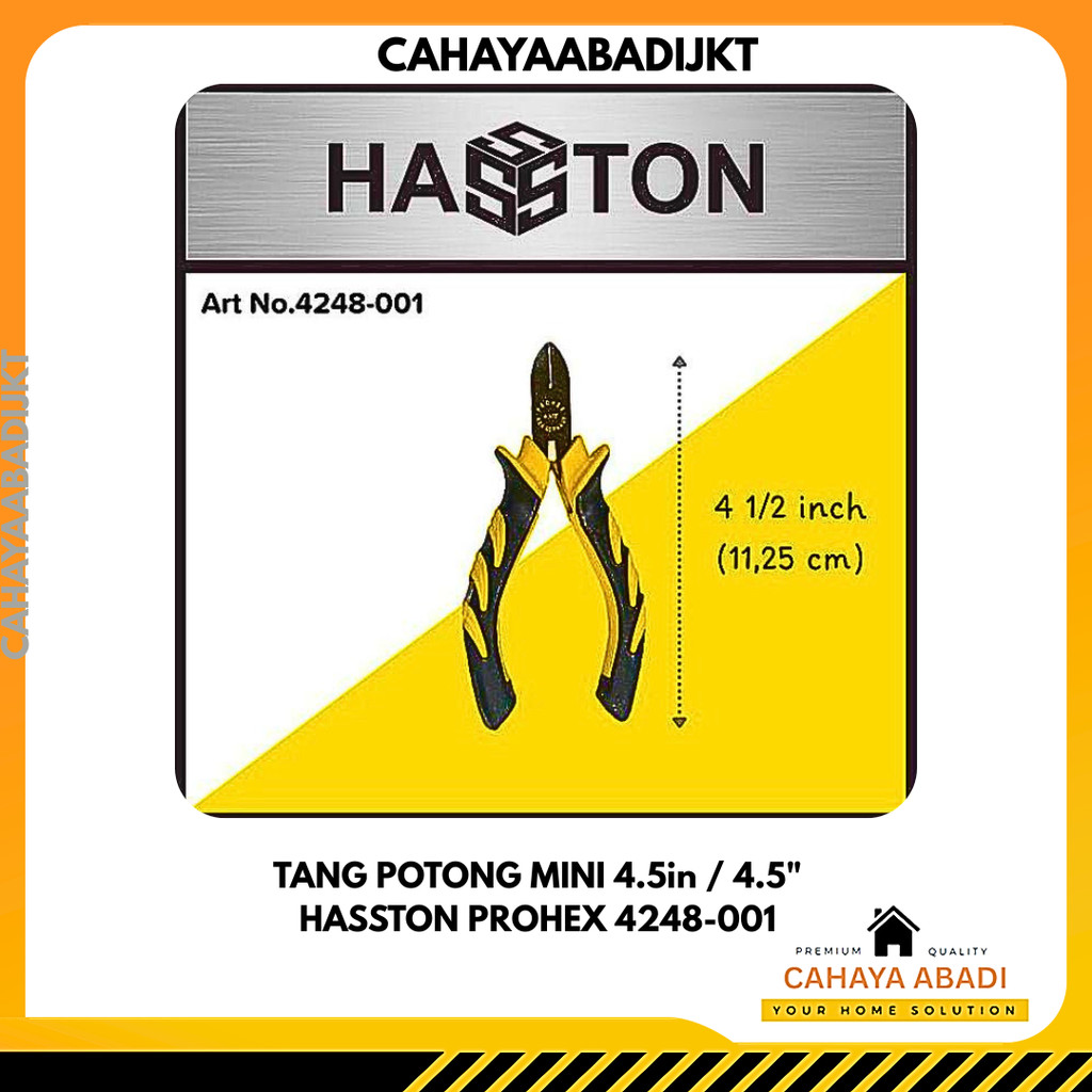TANG POTONG MINI 4.5in / 4.5" HASSTON PROHEX 4248-001