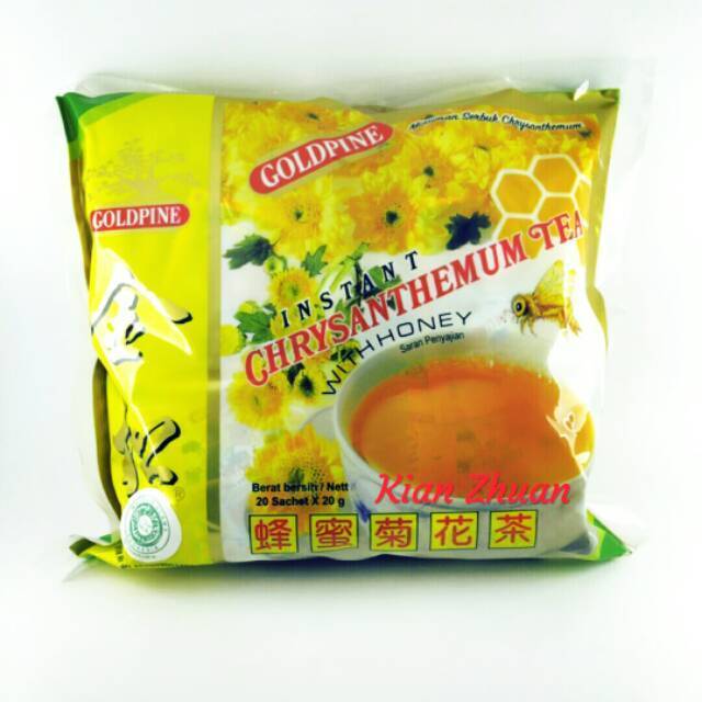 Produk Terbaru Goldpine Chrysanthemum Tea With Honey 20s / Teh Krisan / Ci Hua Cing / Ju Hua Cha#teh