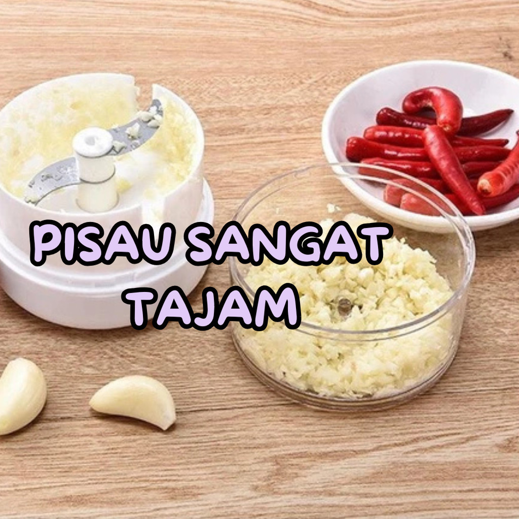 Chopper Tangan Mini Manual / Blender Mini Chopper Bumbu Halus / Mini Chopper Penghalus Bumbu Dapur