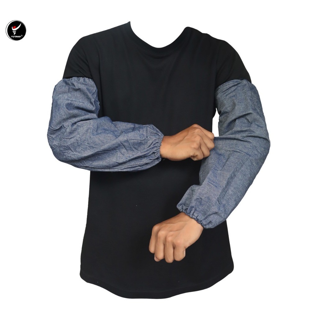 ARM LENGAN JEANS Atau MANSET LENGAN JEANS TIPIS - arm lengan jeans tanpa rib