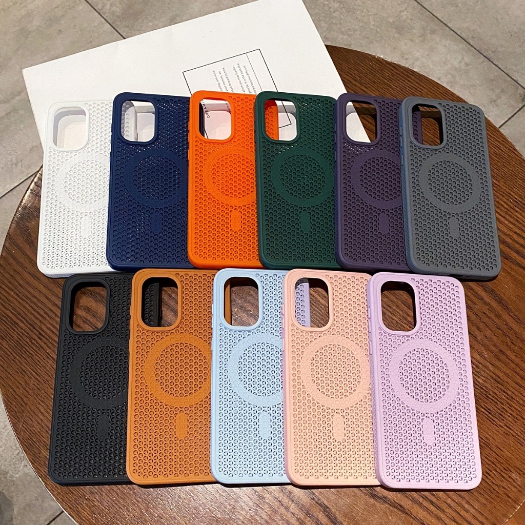 Casing untuk OnePlus 15 15R Casing Ponsel Keras Plastik Bersirkulasi Sarang Lebah
