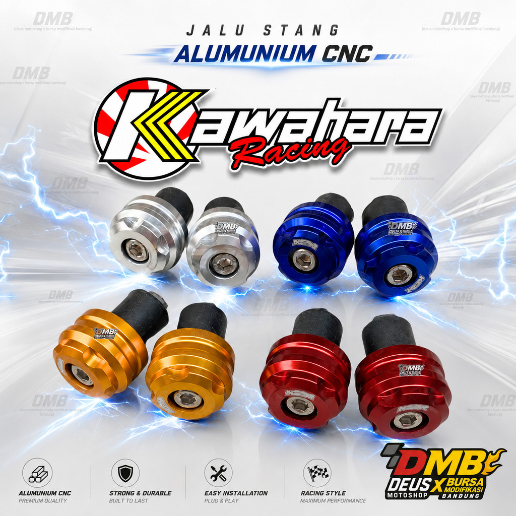 Bandul Jalu Stang Kawahara K2R UNIVERSAL SEMUA MOTOR / Bar End Barend Beat Scoopy Genio Vario Nmax A