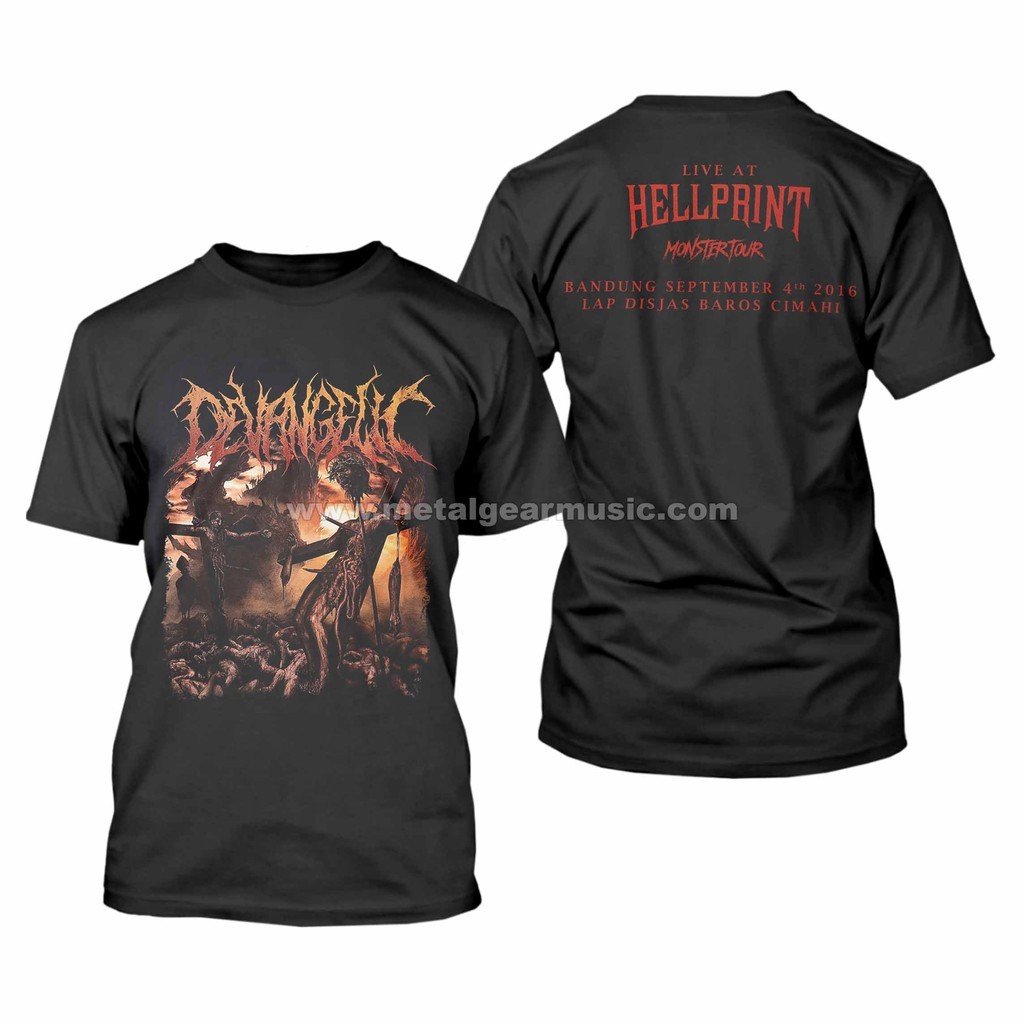 Original Tshirt Devangelic - Hellprint 2016