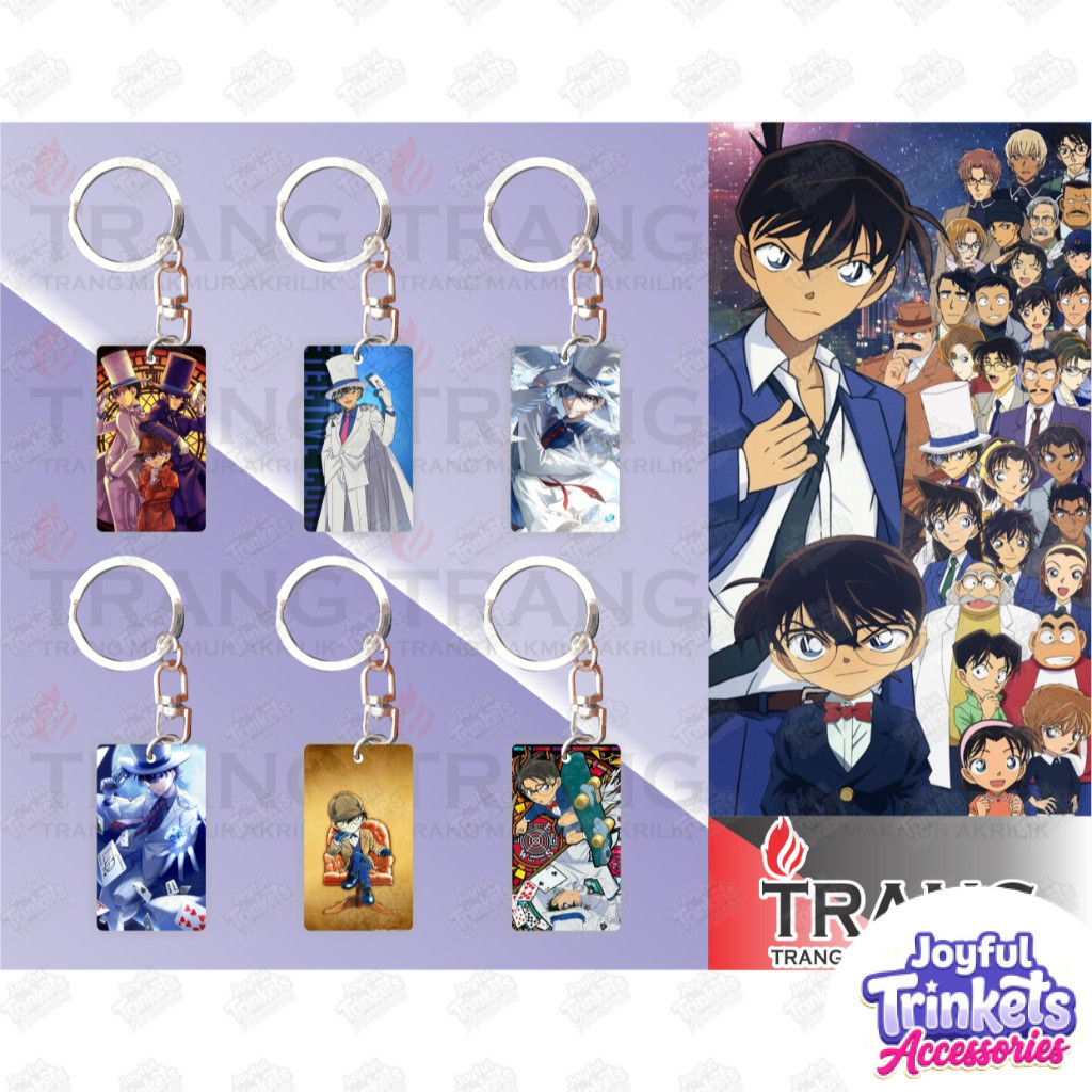 Gantungan Kunci Akrilik Detective Conan / Keychain Acrylic Detective Conan