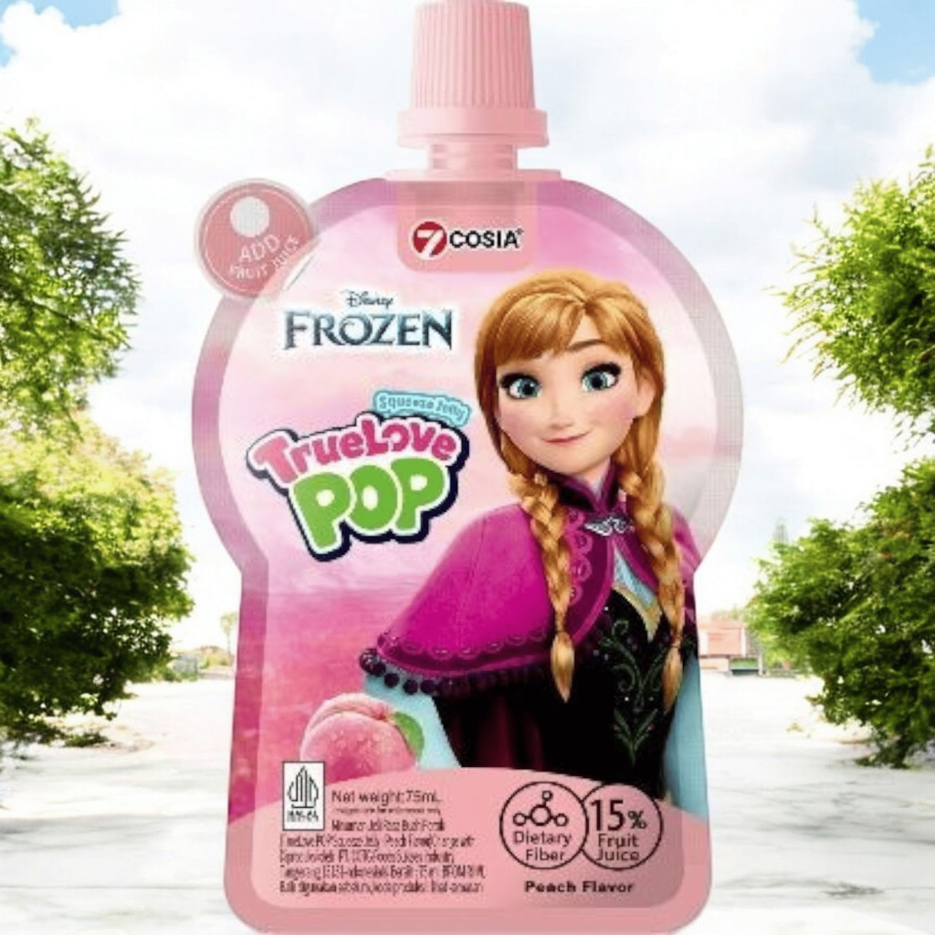 Squeeze Jelly 7COSIA 10pcs  Rasa Peach