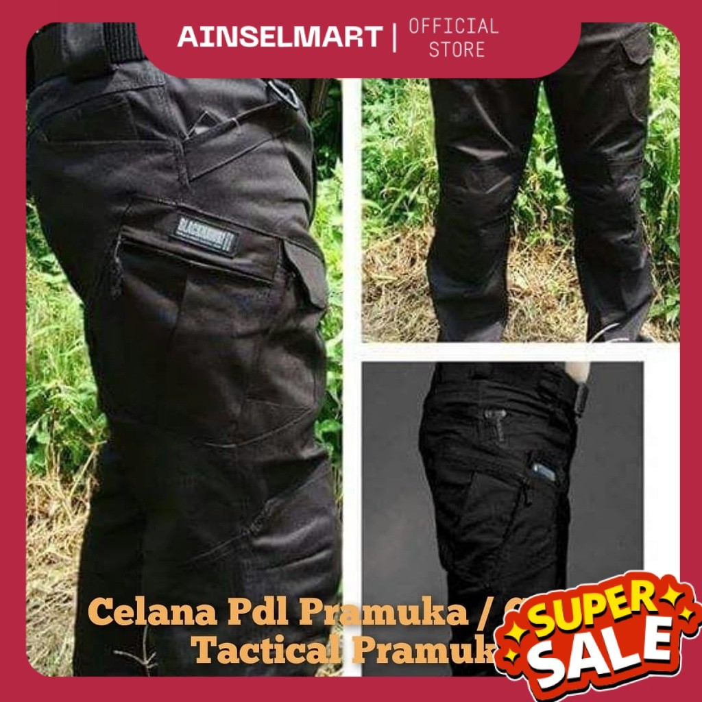 Celana Tactical Pramuka/Satpam/security / Pdl Pramuka / Celana PDL Pramuka Warna Coklat Tua / Celana