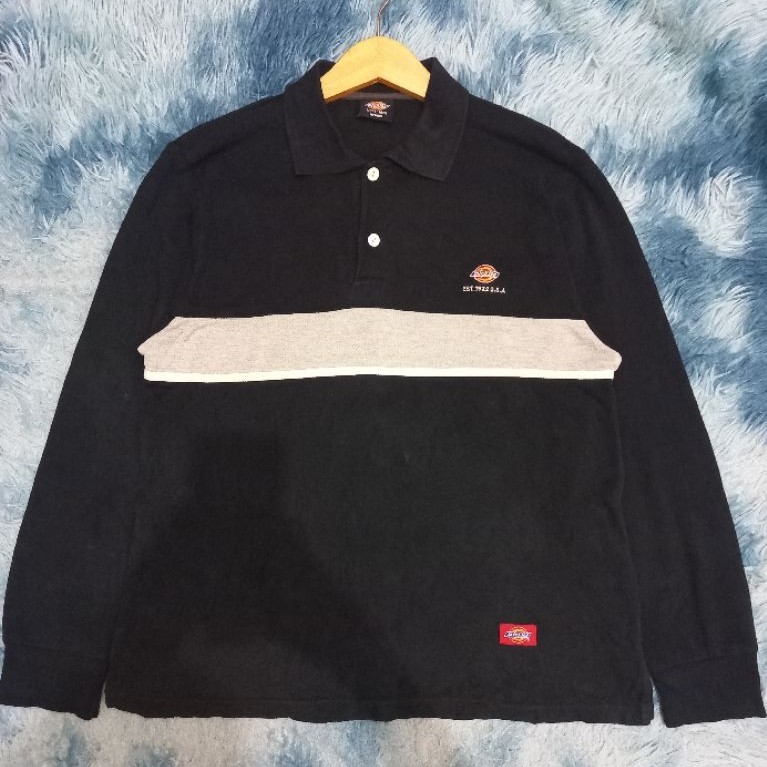 Kaos Dickies Longsleeve T-shirt Rugby Original
