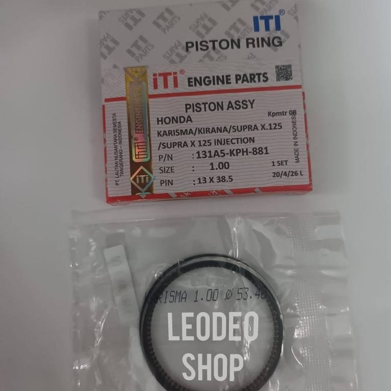 RING PISTON KARISMA KIRANA SUPRA 125 SUPRA X 125 INJECTION KPH ITI RING SEHER