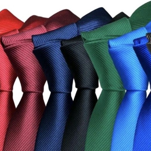Terlaris Dasi Pria Executive Medium Garis-Garis Polyester -