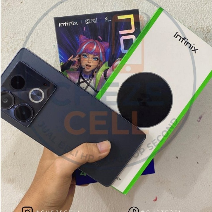 Second Smartphone Infinix Note 40 8/256 + Wireless Charger Garansi 1 Bulan