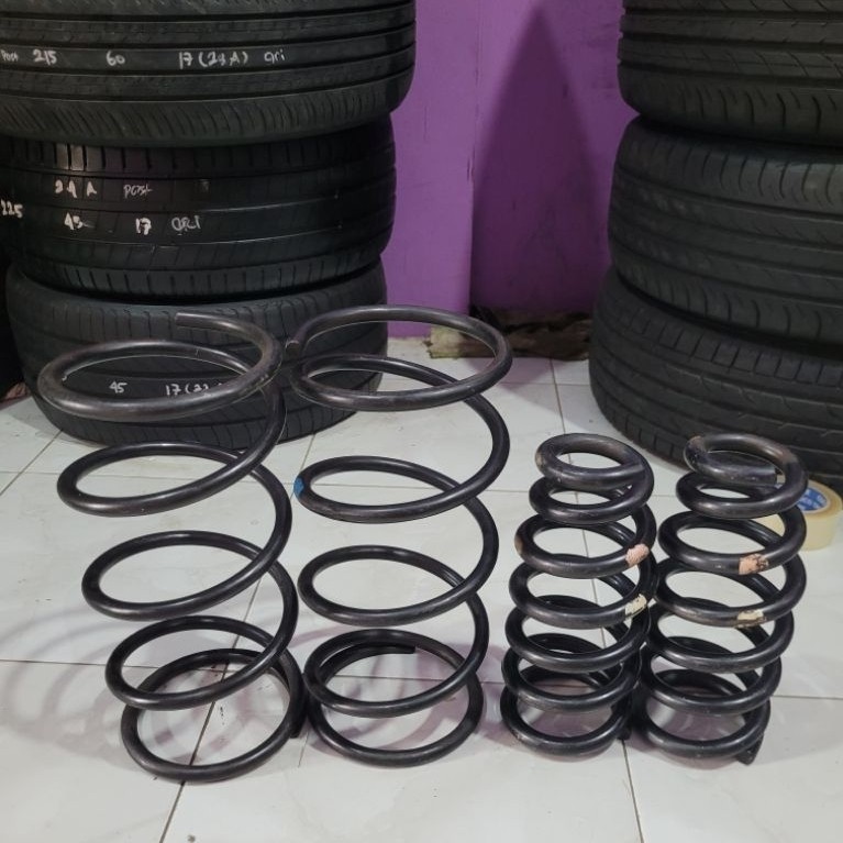 PER SPIRAL DEPAN BELAKANG BEKAS MOBIL MITSUBISHI PAJERO SPORT ORIGINAL