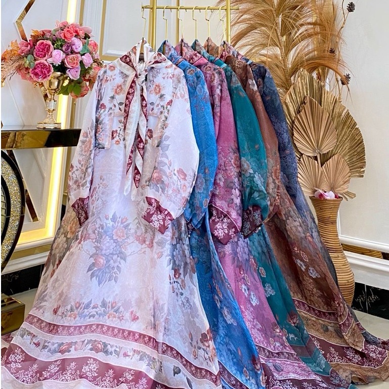 GAMIS EDISI LEBARAN SET HIJAB By INNA BUTIK