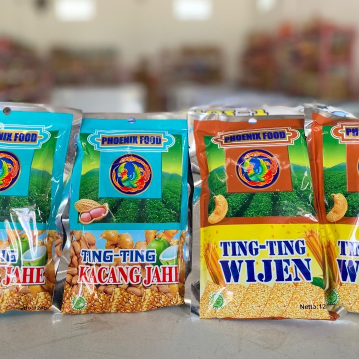 ting-ting kacang jahe / ting ting wijen 128gr