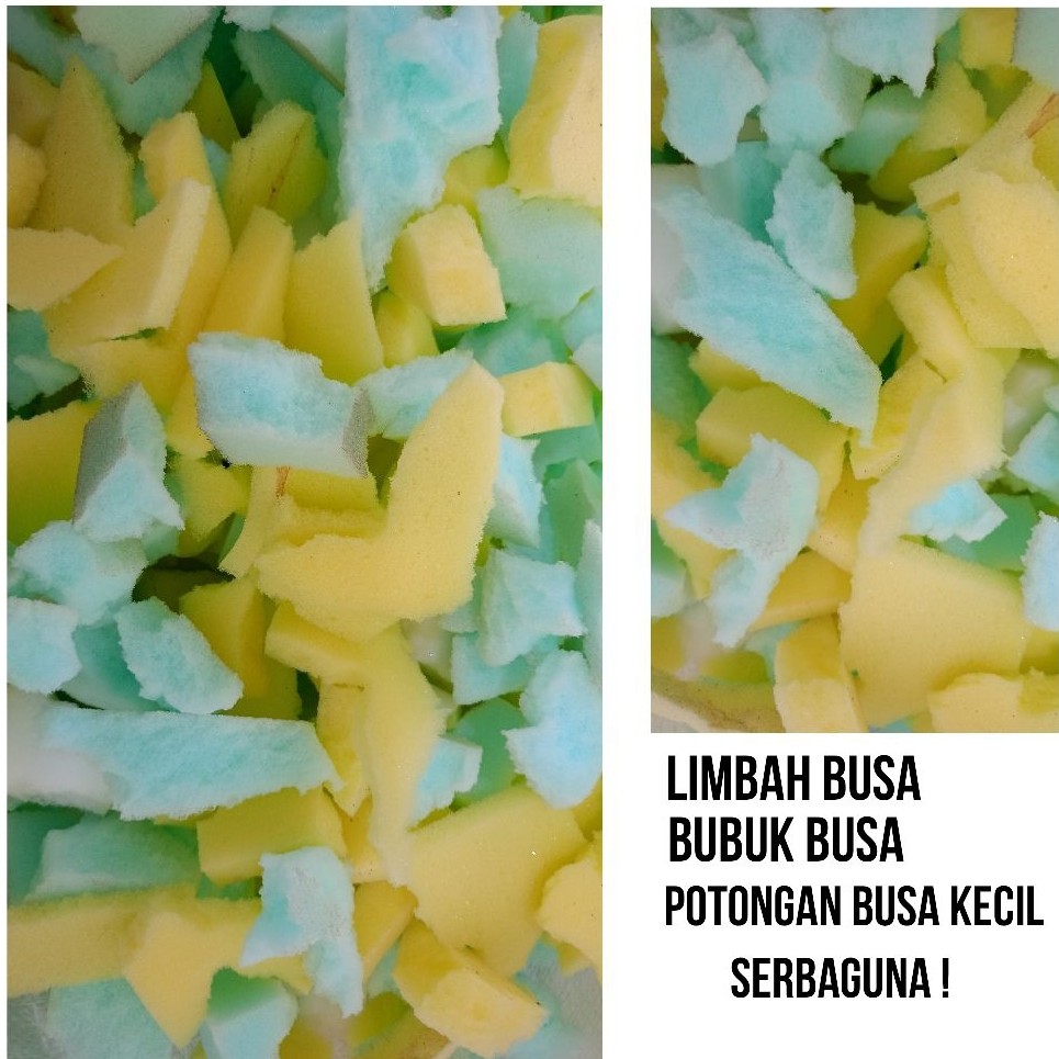 potongan busa kecil | Limbah busa | bubuk busa untuk isian 1kg