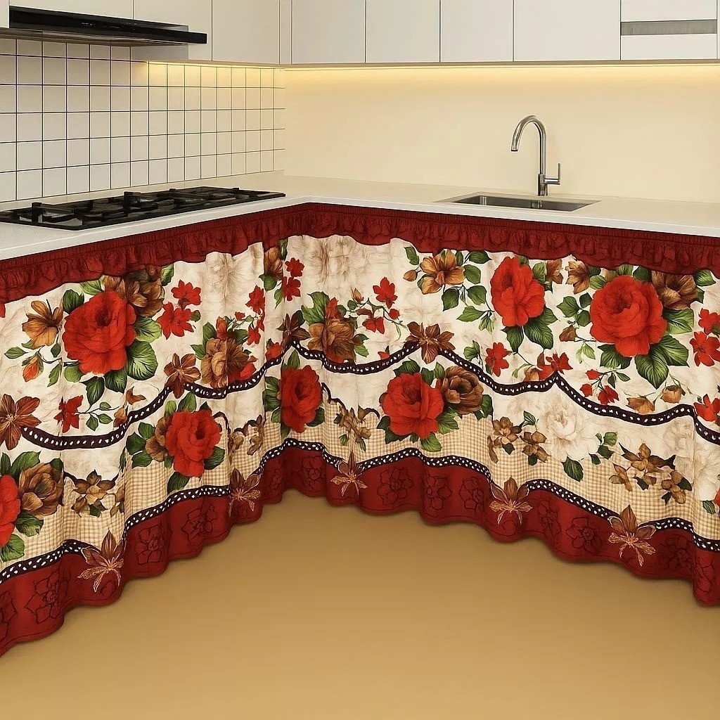 Gorden Kolong Dapur karakter Gorden Kolong Dapur Minimalis Hordeng Dapur murah