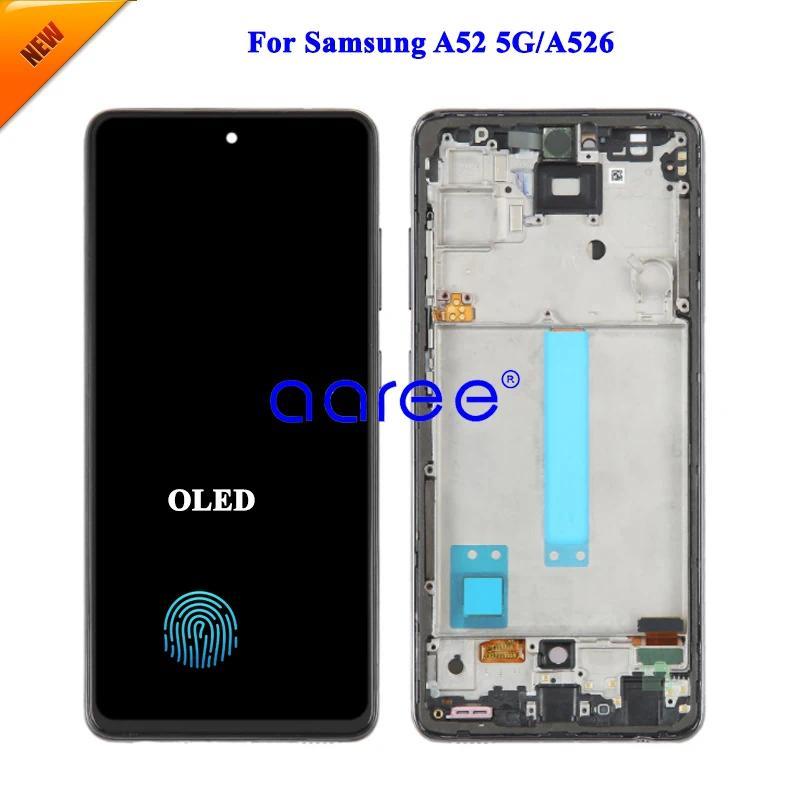 splay OLED LCD For Samsung A52 5G LCD A526 Lcd For Samsung A52 5G A526  LCD Screen Touch gitizer Ass