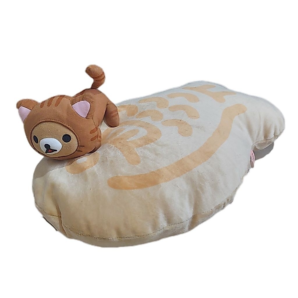 Boneka Bantal Rilakkuma Fish Taiyaki Costume Pillow Plush