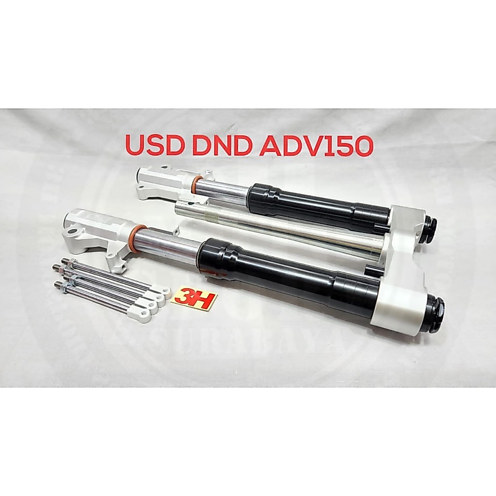 UPSIDE DOWN DND ADV 150 HITAM SHOCK SKOK DEPAN