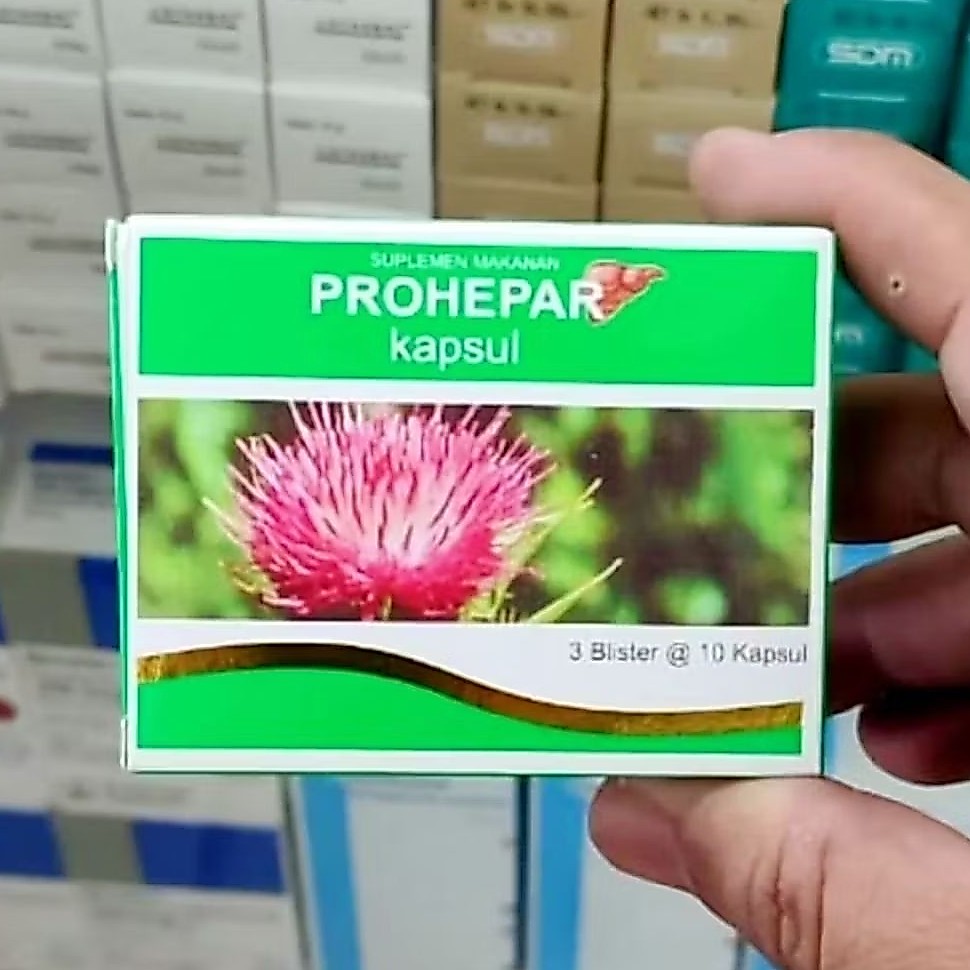 PROHEPAR BOX 30 KAPSUL SUPLEMEN KESEHATAN HATI